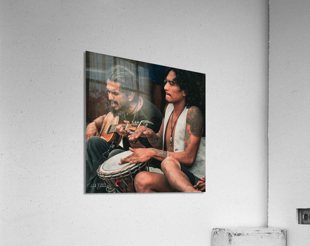 Busking Sayulita Mexico Acrylic Print