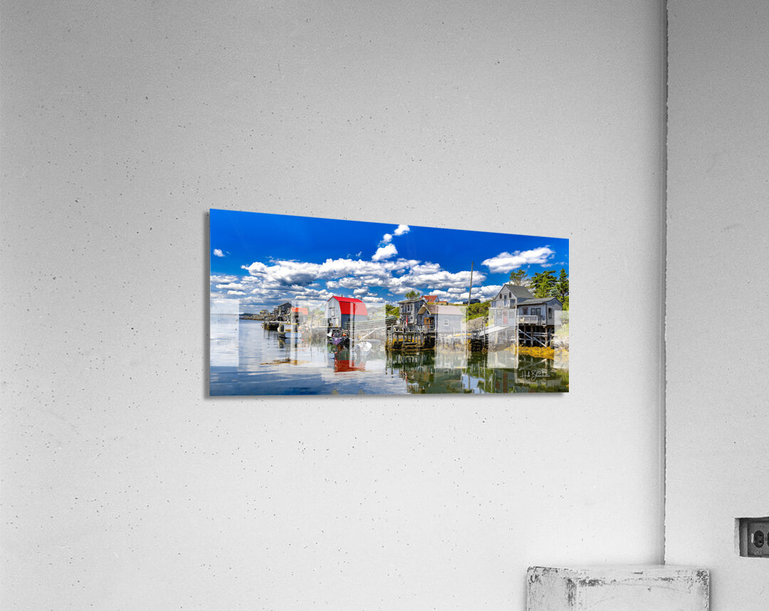 Blue Rock Nova Scotia Canada Acrylic Print