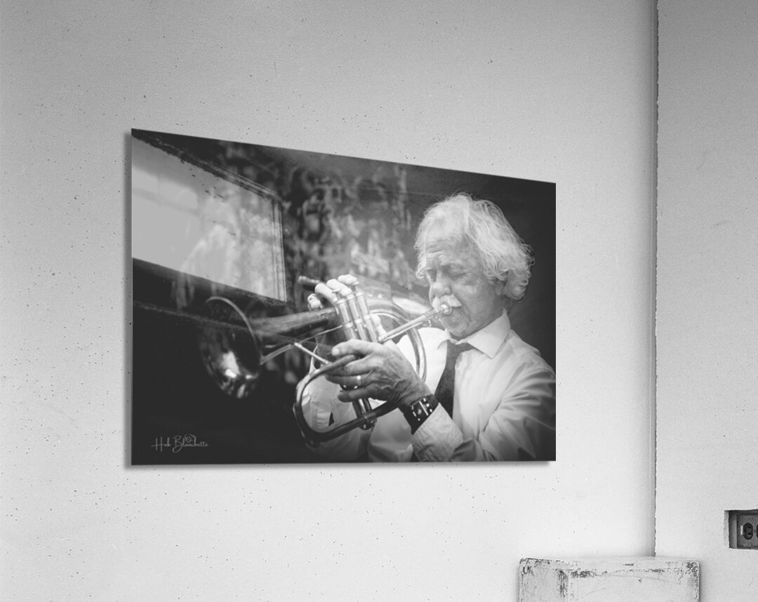 Street Musician Claude Berger Old Quebec City Canada Acrylic Print