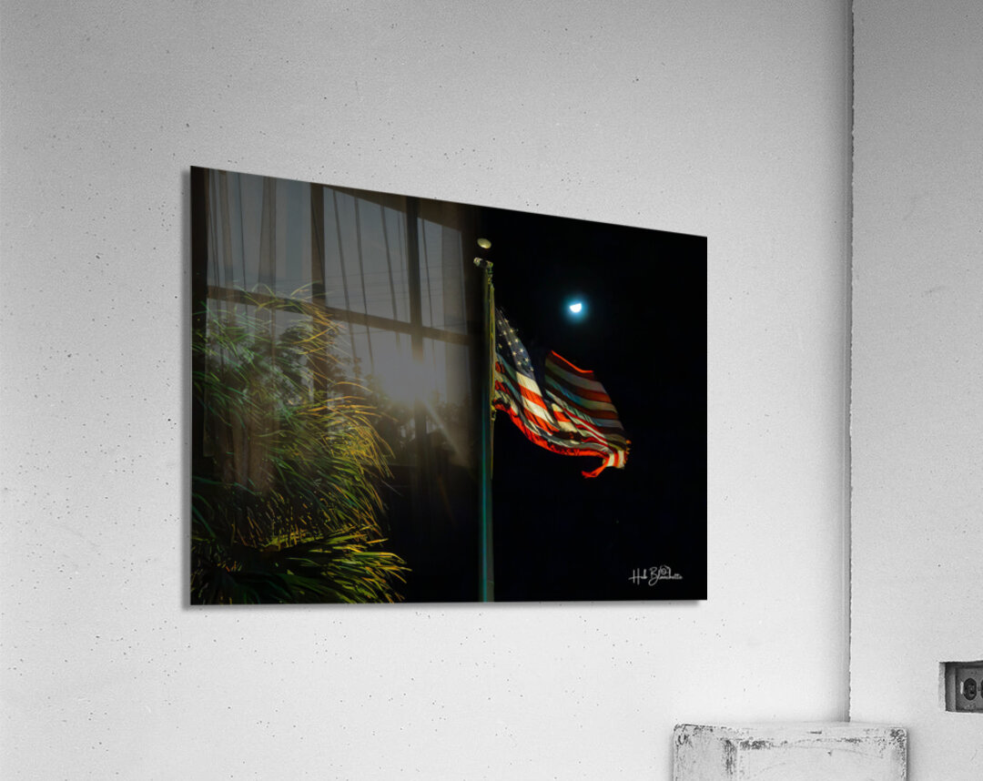 US Flag Fort Lauderdale Florida Acrylic Print