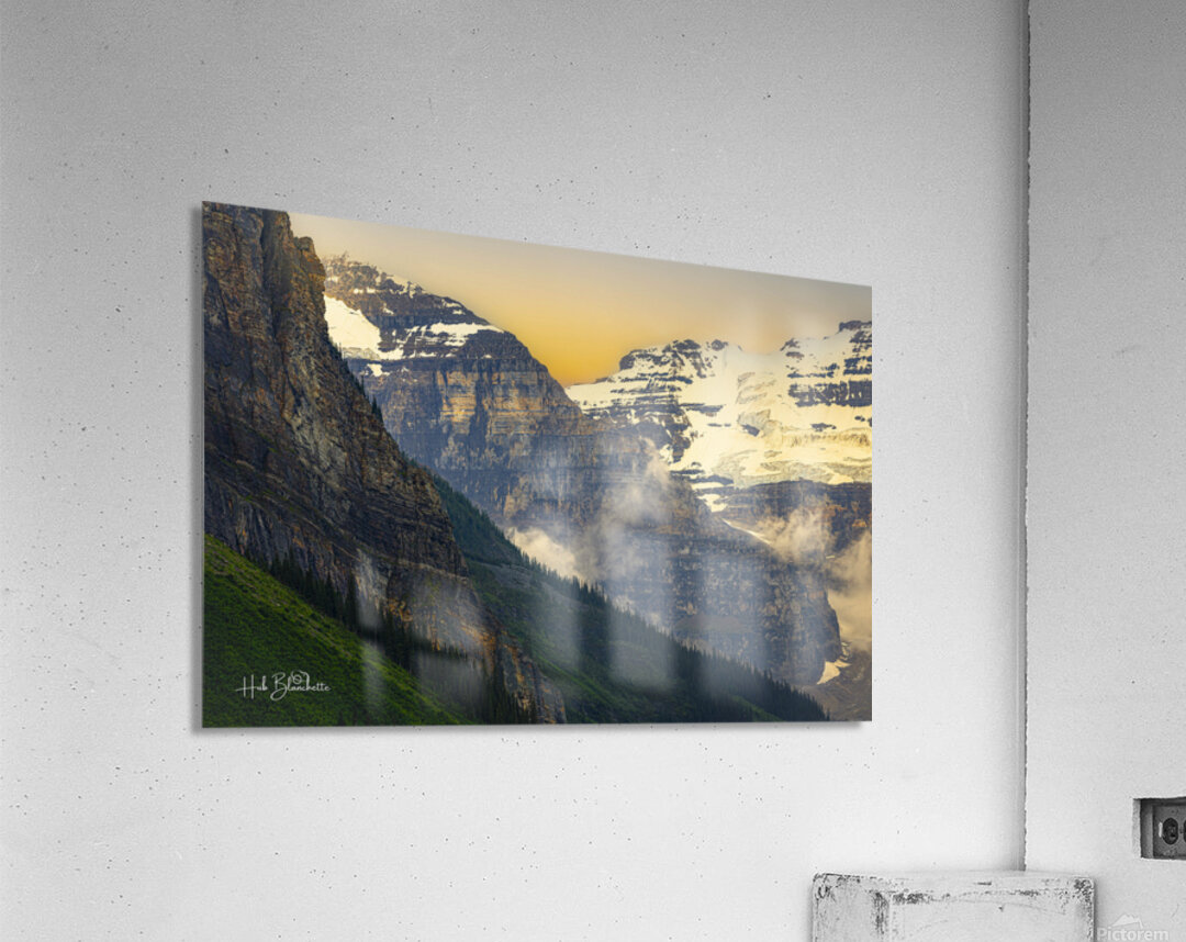 Depth Of Contrast Lake Louise Alberta Canada Acrylic Print