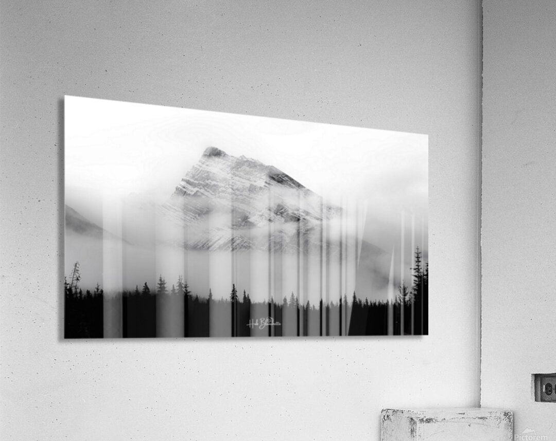 Sleeping Mountain In The Rockies Alberta Canada Acrylic Print