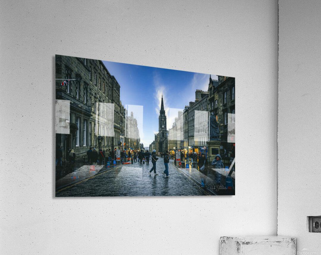 Royal Mile Edinburgh Scotland UK  Acrylic Print