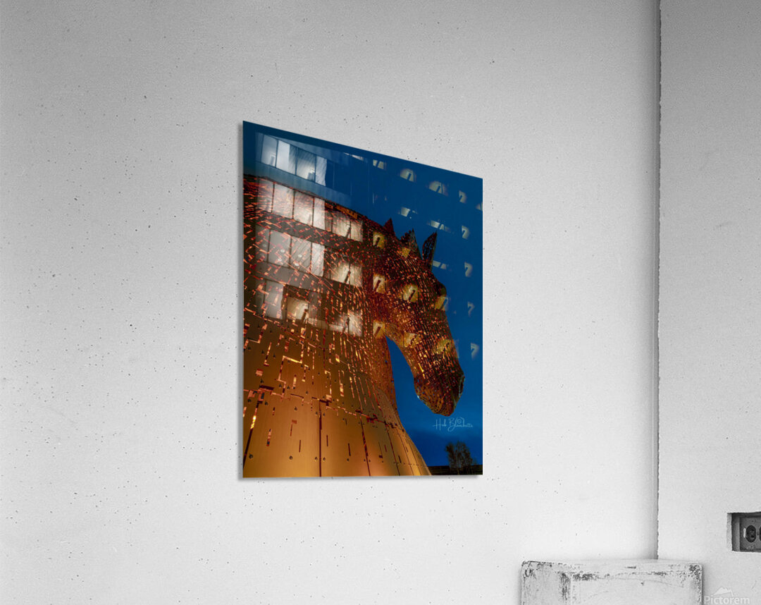 The Kelpies Falkirk Scotland UK Acrylic Print