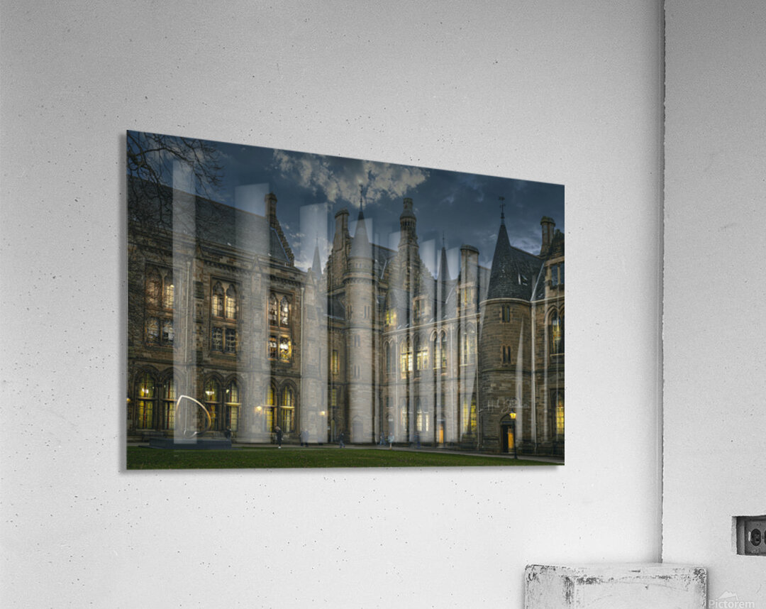Gothic Revival architecture The University of Glasgow in Scotland UK Acrylic Print