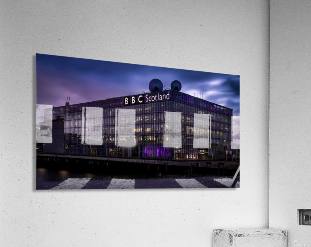 BBC Scotland headquarters at Pacific Quay in Glasgow Acrylic Print