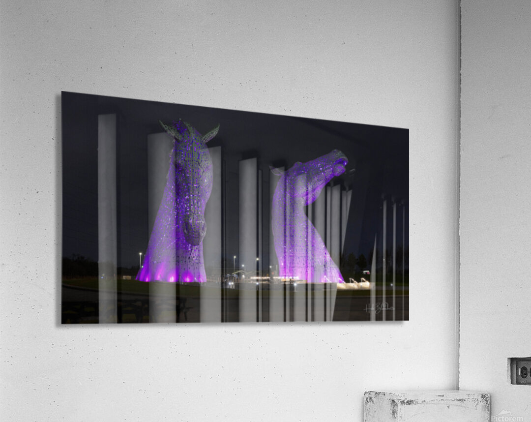The Kelpies Falkirk Scotland Acrylic Print