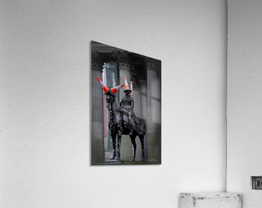 Equestrian Statue of the Duke of Wellington Glasgow UK Acrylic Print