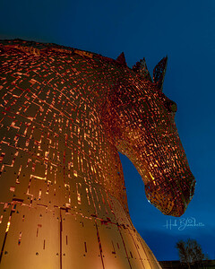 The Kelpies Falkirk Scotland UK