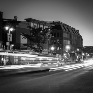 Bus Stop In Old Quebec City Canada