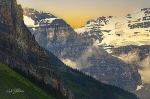 Depth Of Contrast Lake Louise Alberta Canada