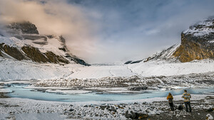 Glaciers In The Columbia Icefields Alberta Canada