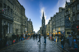Royal Mile Edinburgh Scotland UK 