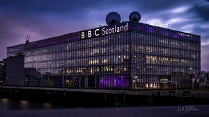 BBC Scotland headquarters at Pacific Quay in Glasgow