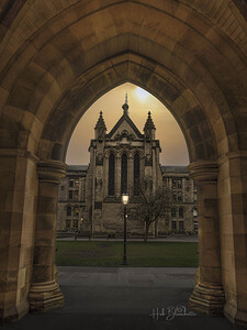 Memorial Chapel at the University of Glasgow Scotland UK
