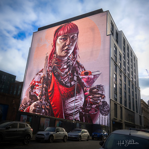 The Lost Giant Mural Glasgow Scotland UK