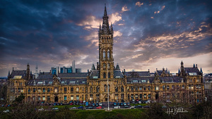 University of Glasgow Gilbert Scott Building Scotland UK