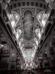 Basilica Cathedral in Old Quebec City Canada