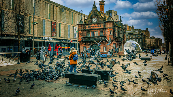 St Enoch Square Glasgows city center Scotland UK Print