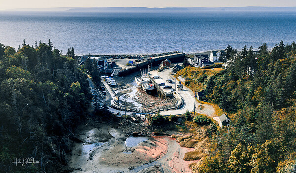 Halls Harbour Nova Scotia Canada Print