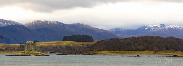 Castle Stalker Loch Laich Highlands Scotland UK Print