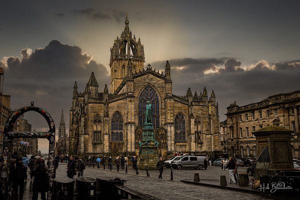 St Giles Cathedral High Kirk of Edinburgh Scotland UK Print
