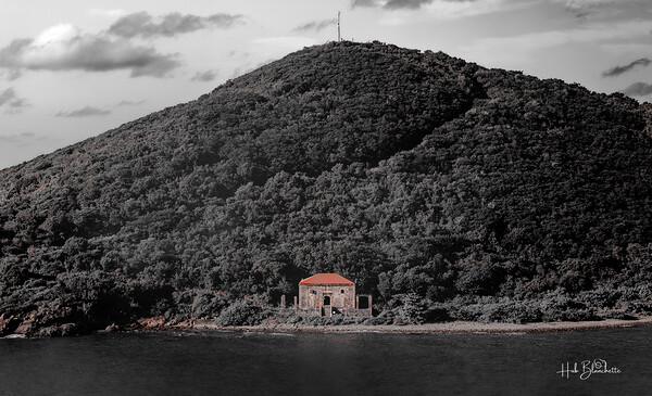 Cowells Battery Historical Landmark United States Virgin Islands  Print