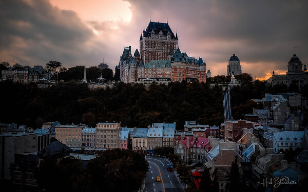 Chateau Frontenac Vieux Quebec Canada Print
