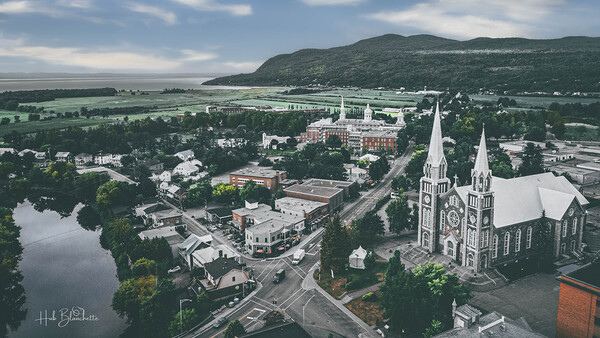 Ville de Baie-Saint-Paul Quebec Canada Print