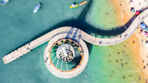 Pier Puerto Vallarta Mexico Print