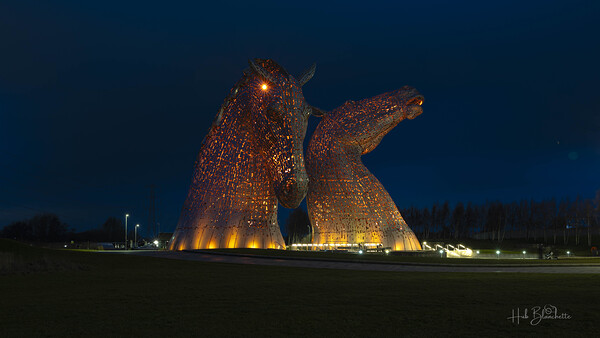 THE KELPIES FALKIRK SCOTLAND Print