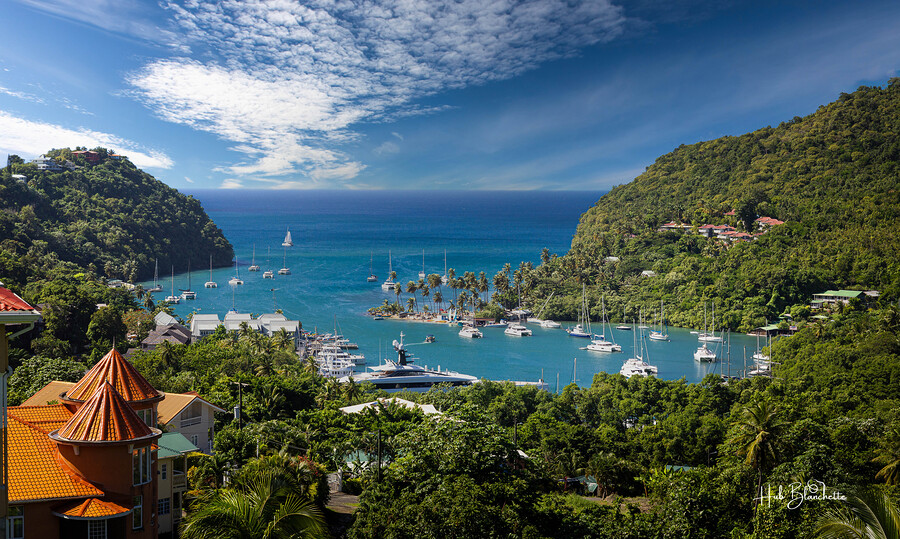 Marigot Bay Saint Lucia  Print