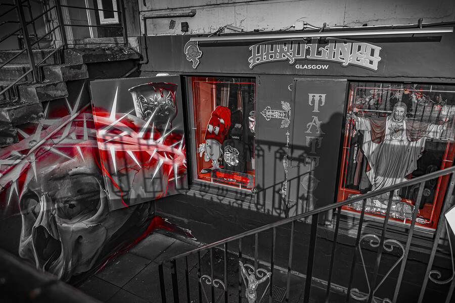 Hardlines Tattoo Glasgow Scotland UK  Imprimer