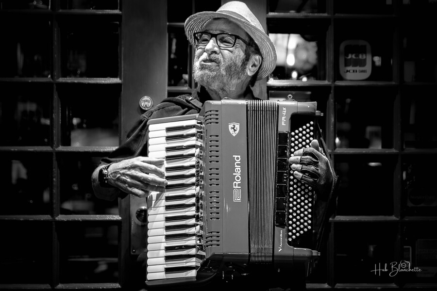 Street Performer Old Quebec City Canada  Print