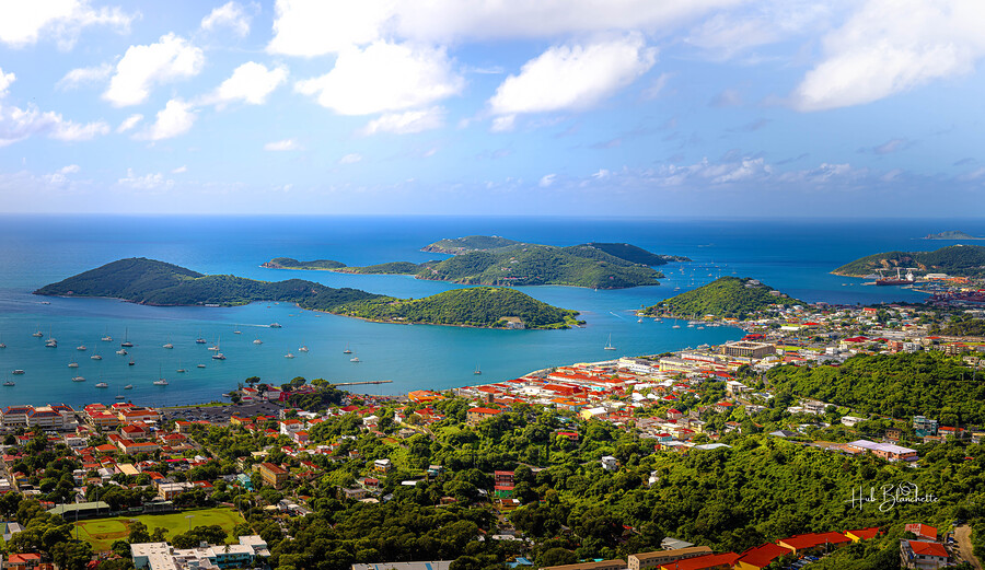 Port Of St.Thomas US Virgin Islands  Print