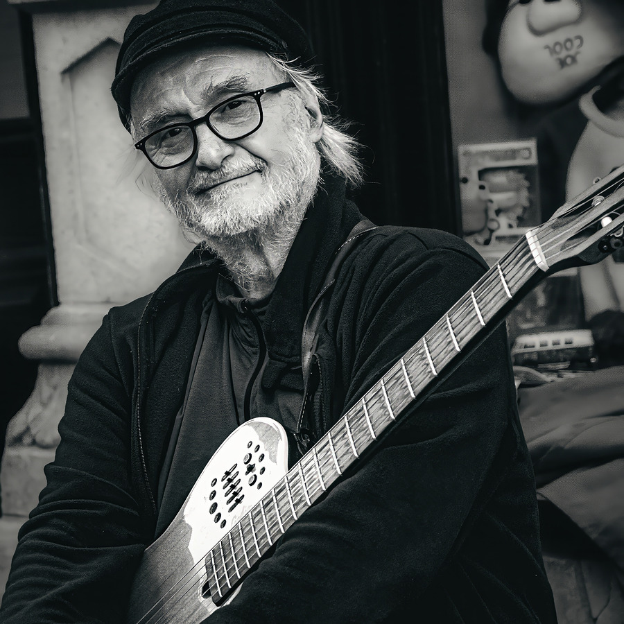 Street Performer Old Quebec City Canada  Print