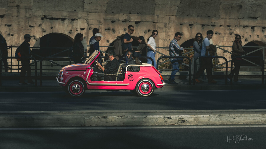 Transportation Rome Italy  Print