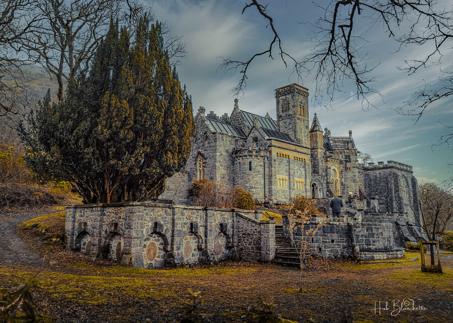 St Conan’s Kirk Loch Awe in Argyll and Bute Scotland UK  Print