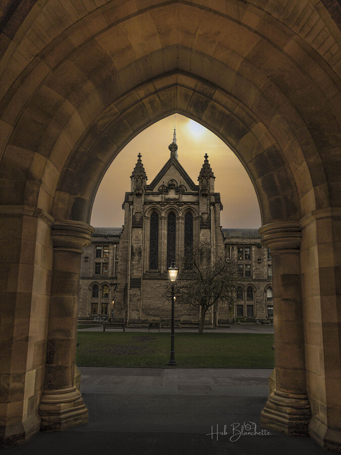 Memorial Chapel at the University of Glasgow Scotland UK  Print