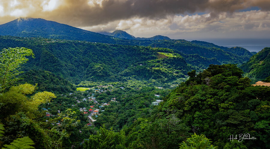 Valcano In Dominica  Print