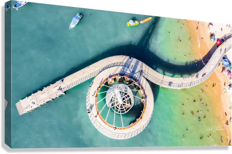 Pier Puerto Vallarta Mexico Canvas Print