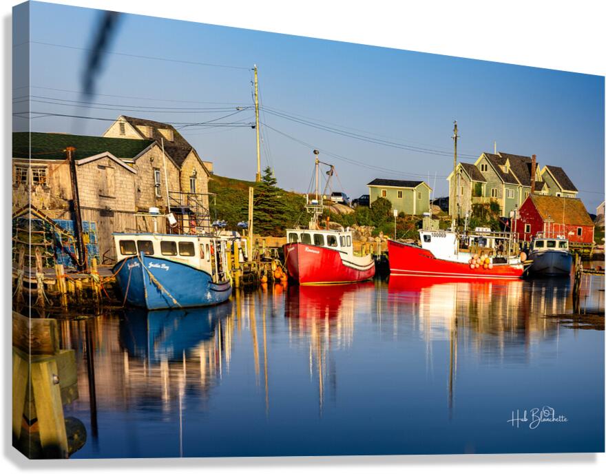 Peggys Cove Nova Scotia Canada Canvas Print