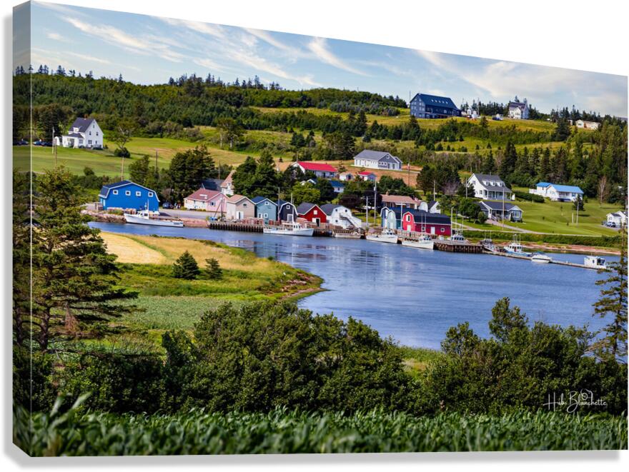 French River PEI Canada Canvas Print