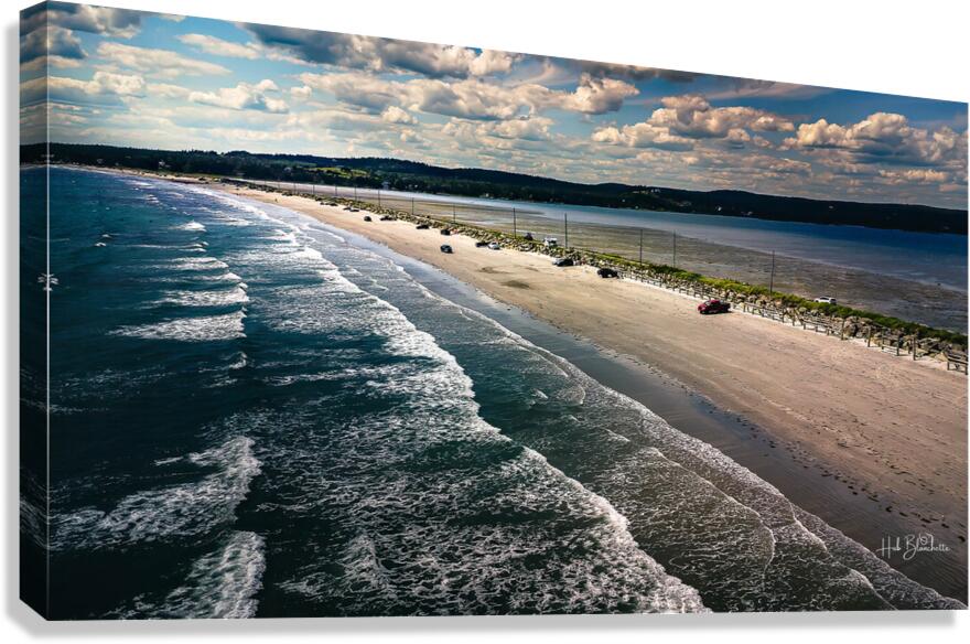 Crescent Beach Nova Scotia Canada Canvas Print