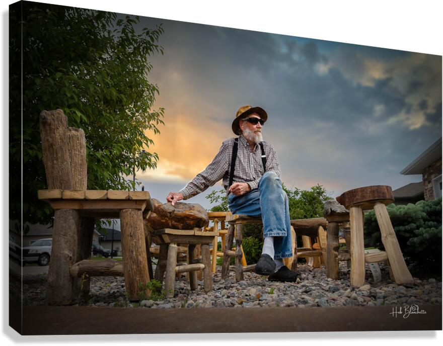 Retired Woodworker  Canvas Print