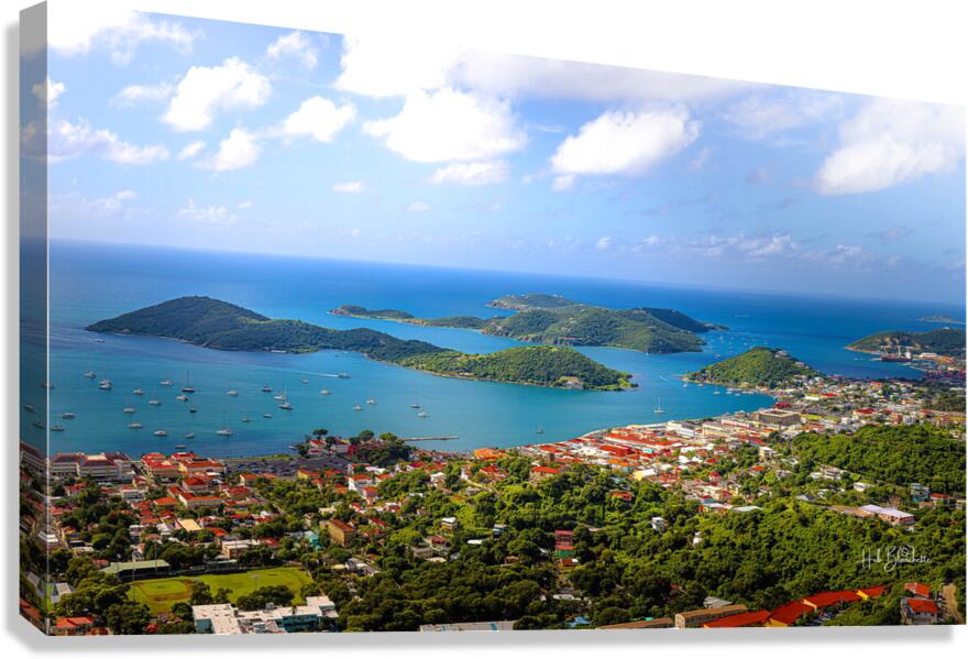 Port Of St.Thomas US Virgin Islands Canvas Print