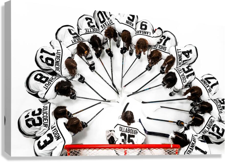 U15 Female Shark Team Photo Canvas Print