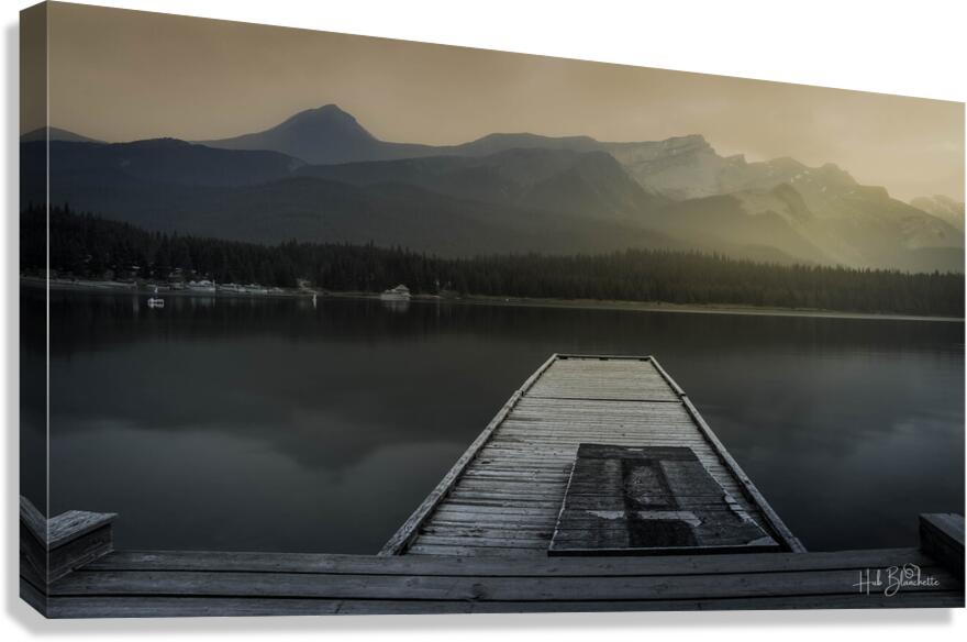 Sunrise Jasper Alberta Canvas Print