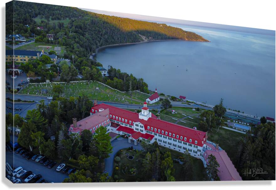 Tadoussac Hotel Tadoussac Quebec Canada Canvas Print
