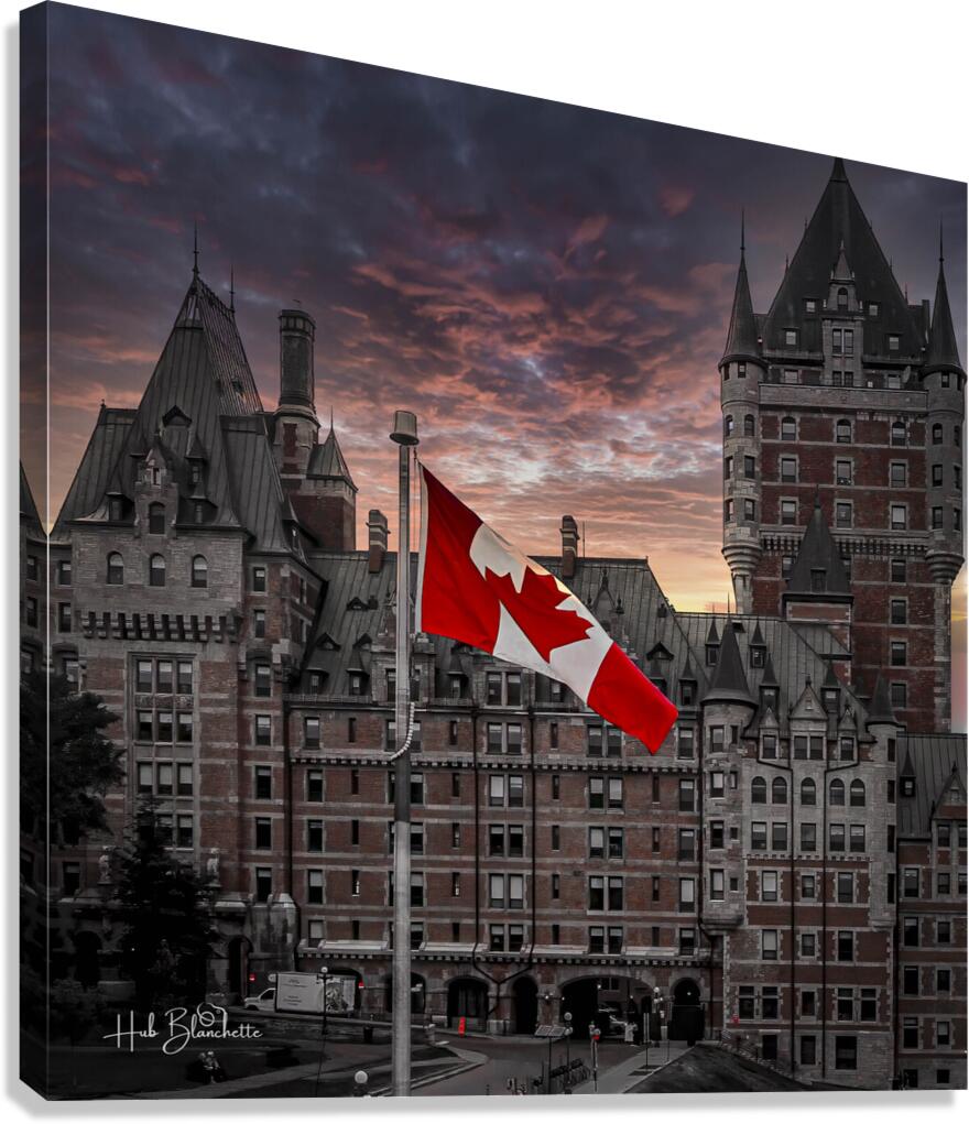Chateau Frontenac Vieux Quebec Canada Canvas Print